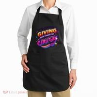 Its Giving Main Character Energy Viral Tiktok Phrase Motivational Self Empower Apron thumb 2