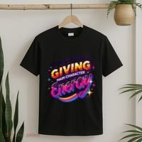 Its Giving Main Character Energy Viral Tiktok Phrase Motivational Self Empower T-Shirt thumb 2