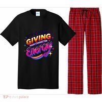 Its Giving Main Character Energy Viral Tiktok Phrase Motivational Self Empower Pajama Set thumb 0