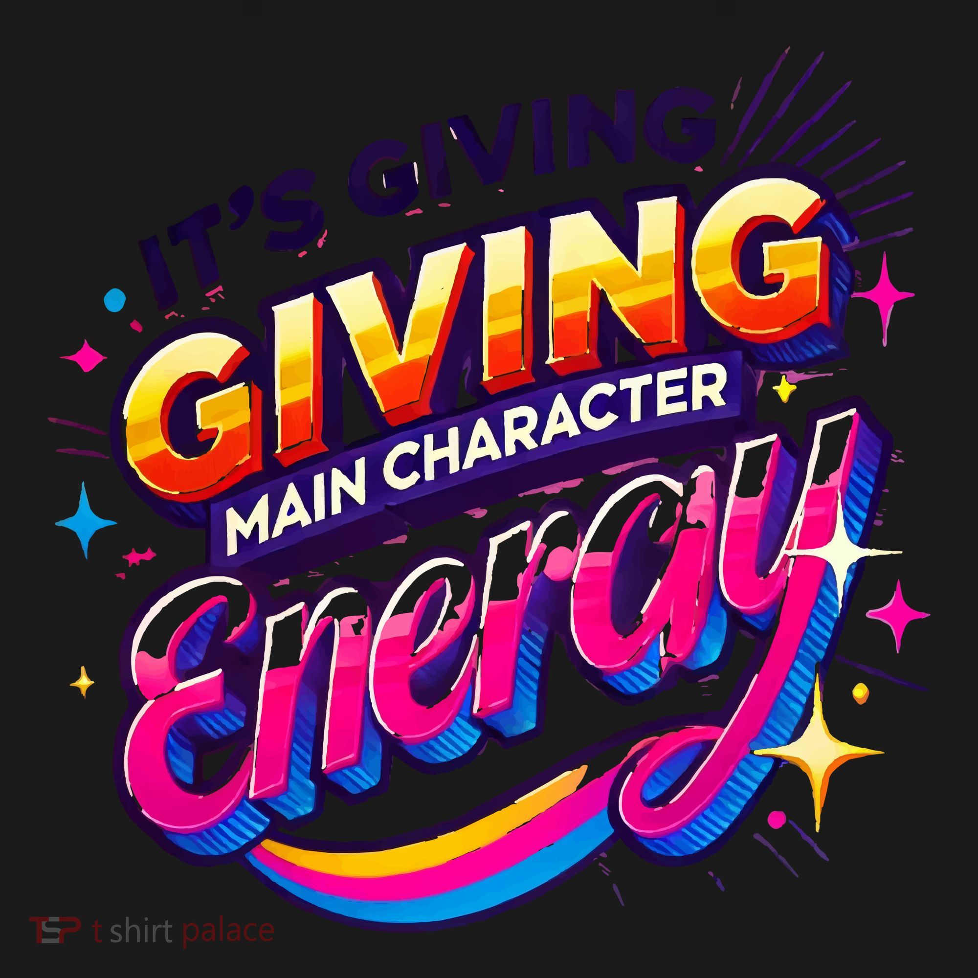 Its Giving Main Character Energy Viral Tiktok Phrase Motivational Self Empower Women's Hoodie