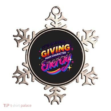 Its Giving Main Character Energy Viral Tiktok Phrase Motivational Self Empower Ornament