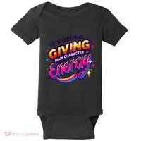 Its Giving Main Character Energy Viral Tiktok Phrase Motivational Self Empower Baby Bodysuit thumb 0