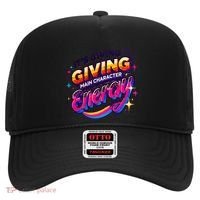 Its Giving Main Character Energy Viral Tiktok Phrase Motivational Self Empower Hat thumb 0