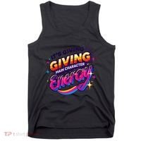 Its Giving Main Character Energy Viral Tiktok Phrase Motivational Self Empower Tank Top thumb 0