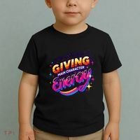Its Giving Main Character Energy Viral Tiktok Phrase Motivational Self Empower Toddler T-Shirt thumb 2