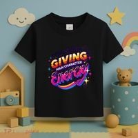 Its Giving Main Character Energy Viral Tiktok Phrase Motivational Self Empower Toddler T-Shirt thumb 3