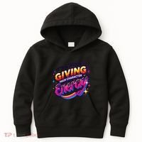 Its Giving Main Character Energy Viral Tiktok Phrase Motivational Self Empower Kids Hoodie thumb 0