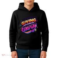Its Giving Main Character Energy Viral Tiktok Phrase Motivational Self Empower Kids Hoodie thumb 4