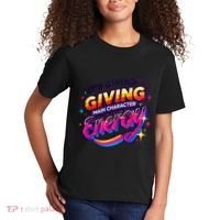 Its Giving Main Character Energy Viral Tiktok Phrase Motivational Self Empower Kids T-Shirt thumb 2