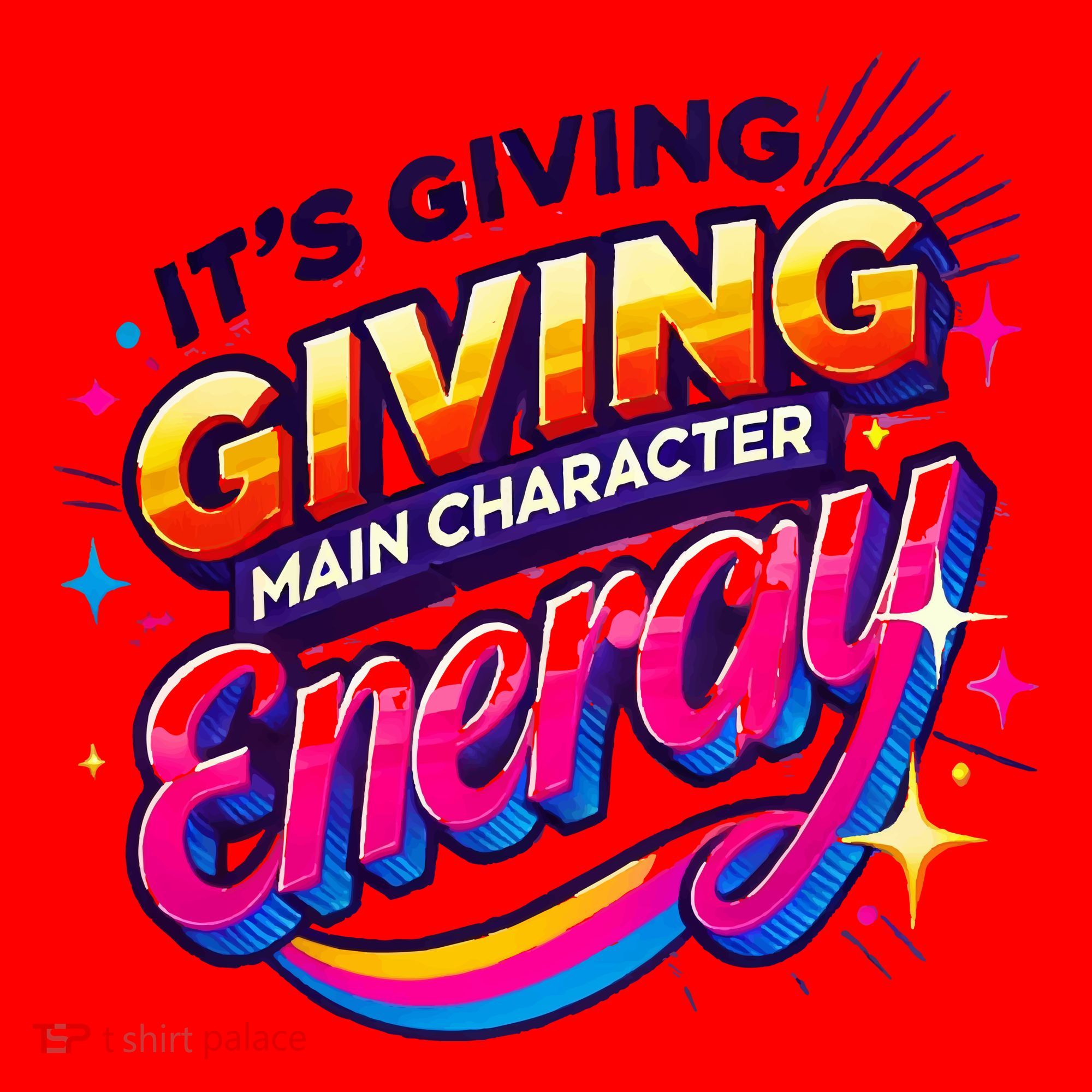 Its Giving Main Character Energy Viral Tiktok Phrase Motivational Self Empower Santa Hat