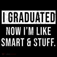 I Graduated Now I'm Like Smart And Stuff Visor thumb 3