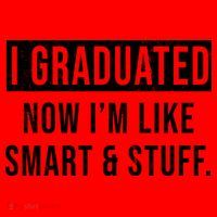 I Graduated Now I'm Like Smart And Stuff Santa Hat thumb 1