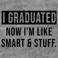 I Graduated Now I'm Like Smart And Stuff Sweatshirt thumb 3