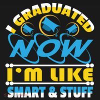 I Graduated Now Im Like Smart And Stuff Polo thumb 3