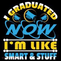 I Graduated Now Im Like Smart And Stuff Toddler Hoodie thumb 2