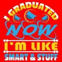 I Graduated Now Im Like Smart And Stuff Santa Hat thumb 1
