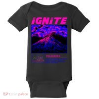 Ignite Volcano Illustration Baby Bodysuit thumb 0
