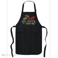 IM Get Off My Lawn Years Old Funny Saying Old Over The Hill Apron thumb 0