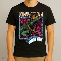 Iguana Get On A Sick One T-Shirt thumb 3