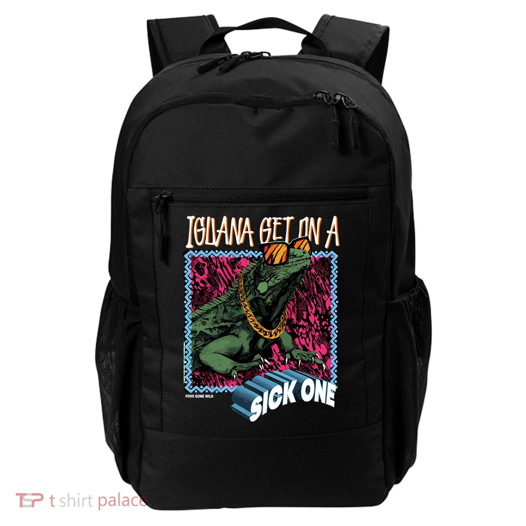 Iguana Get On A Sick One Backpack