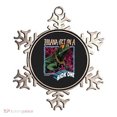 Iguana Get On A Sick One Ornament