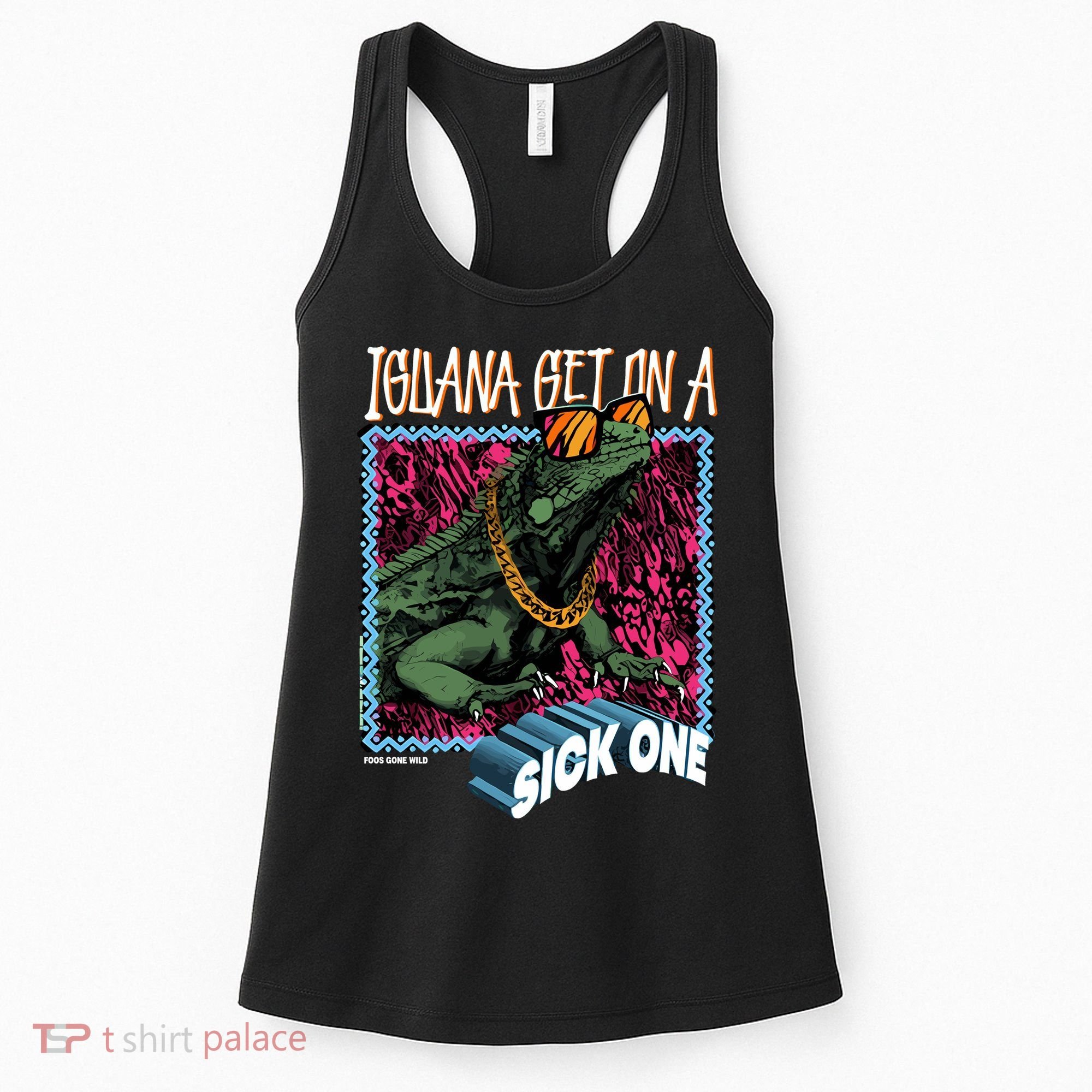 Iguana Get On A Sick One Women's Tank Top