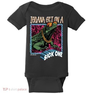 Iguana Get On A Sick One Baby Bodysuit