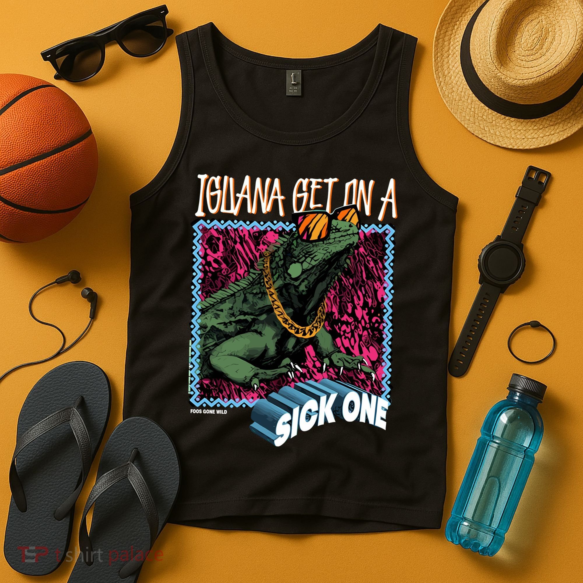 Iguana Get On A Sick One Tank Top