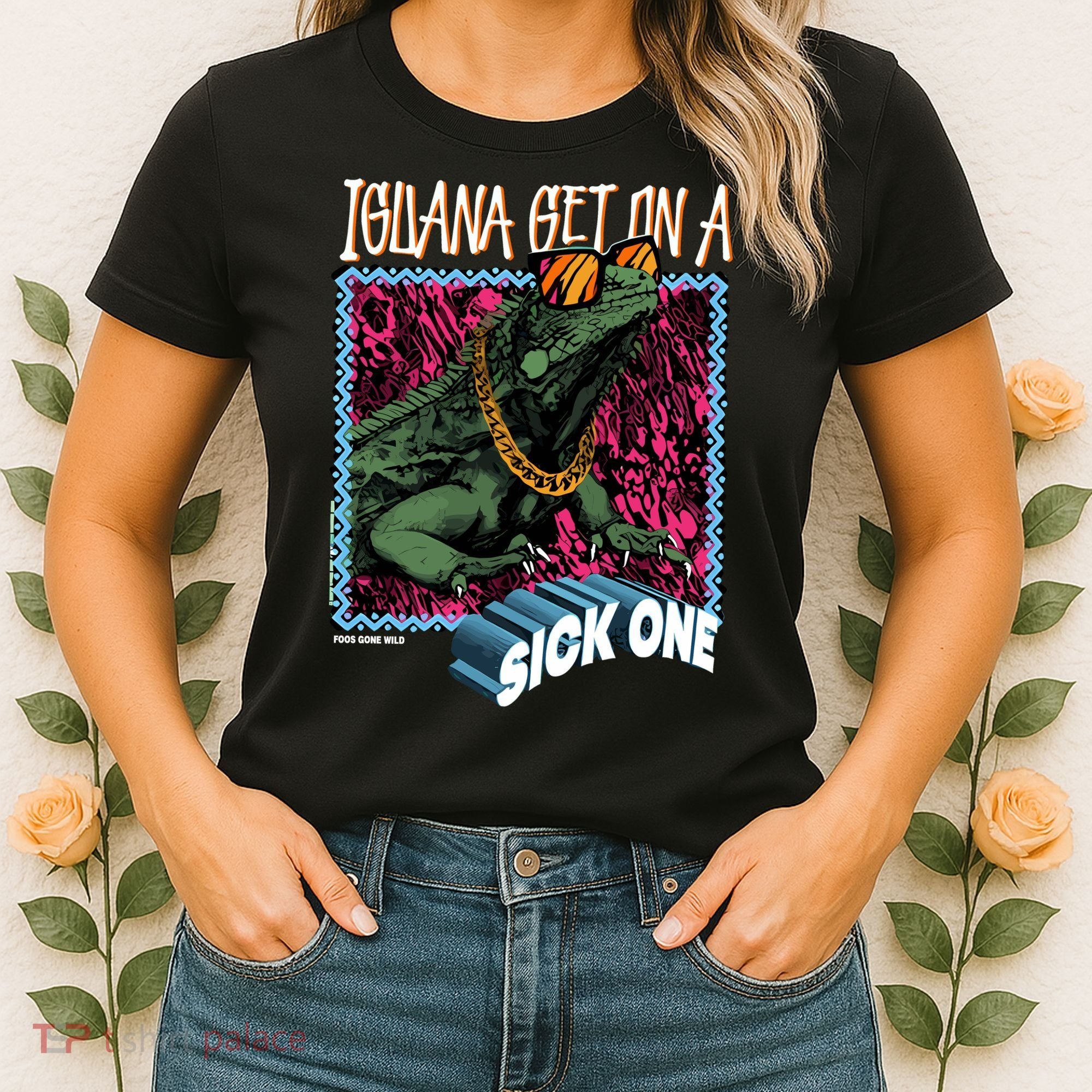 Iguana Get On A Sick One Women's T-Shirt