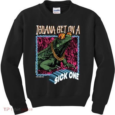 Iguana Get On A Sick One Kids Sweatshirt