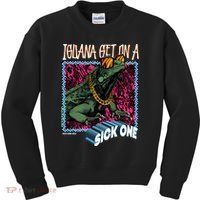 Iguana Get On A Sick One Kids Sweatshirt thumb 0