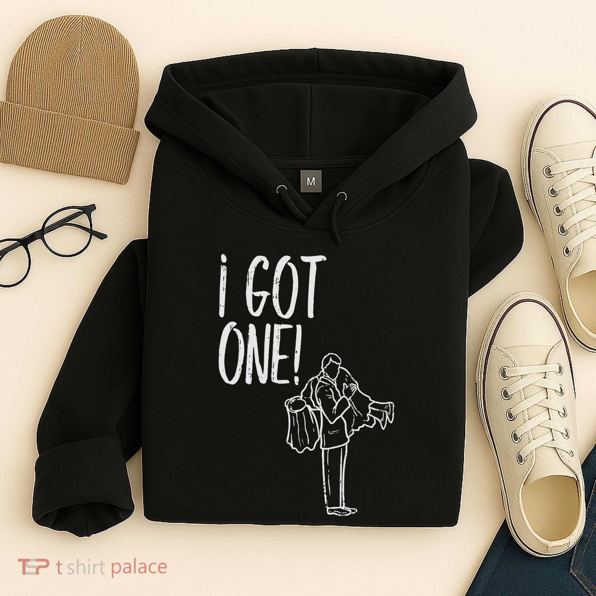 I Got One Groom Carrying Bride Bachelors Party Gift Hoodie
