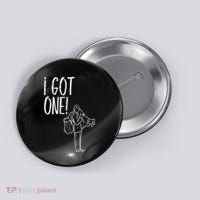 I Got One Groom Carrying Bride Bachelors Party Gift Button thumb 0