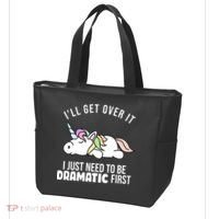 I'll Get Over It I Just Need To Be Dramatic First Funny Unicorn Tote Bag thumb 3