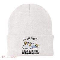 ILl Get Over It I Just Need To Be Dramatic First Unicorn Beanie thumb 0