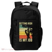 I Get Paid To Get High Tree Climbing Joke Tree Work Arborist Backpack thumb 0