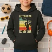 I Get Paid To Get High Tree Climbing Joke Tree Work Arborist Kids Hoodie thumb 2
