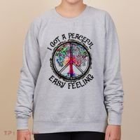 I Got Peaceful Easy Feeling Hippie Peaceful Women's Sweatshirt thumb 0