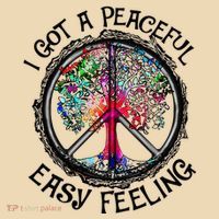 I Got Peaceful Easy Feeling Hippie Peaceful Tote Bag thumb 4