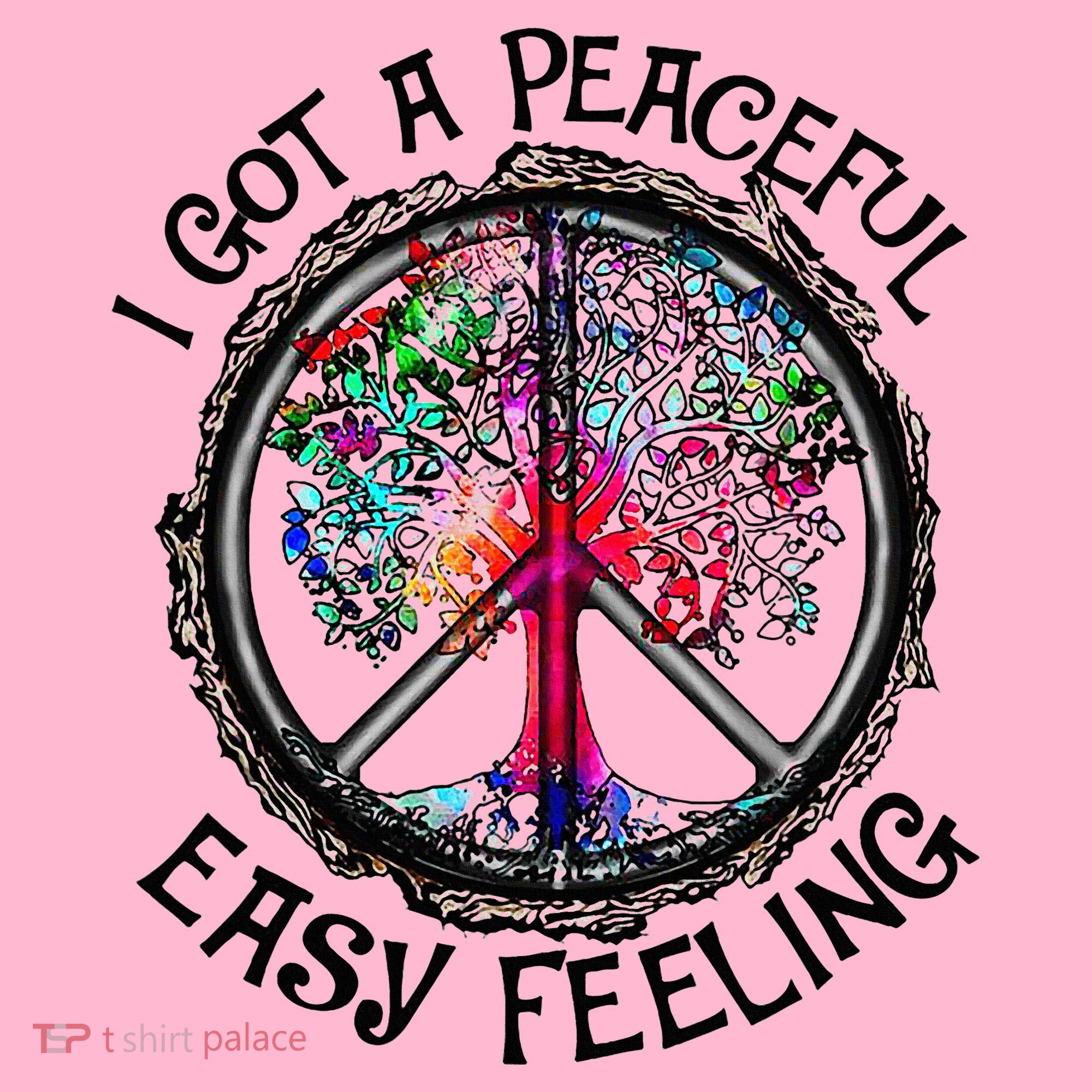 I Got Peaceful Easy Feeling Hippie Peaceful Coaster