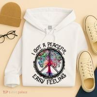 I Got Peaceful Easy Feeling Hippie Peaceful Hoodie thumb 4