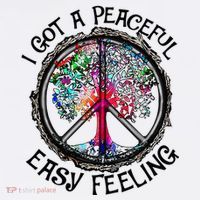 I Got Peaceful Easy Feeling Hippie Peaceful Long Sleeve Shirt thumb 2