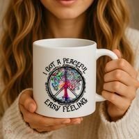 I Got Peaceful Easy Feeling Hippie Peaceful Coffee Mug thumb 3