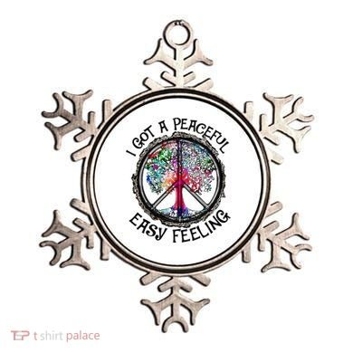 I Got Peaceful Easy Feeling Hippie Peaceful Ornament