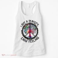 I Got Peaceful Easy Feeling Hippie Peaceful Women's Tank Top thumb 0
