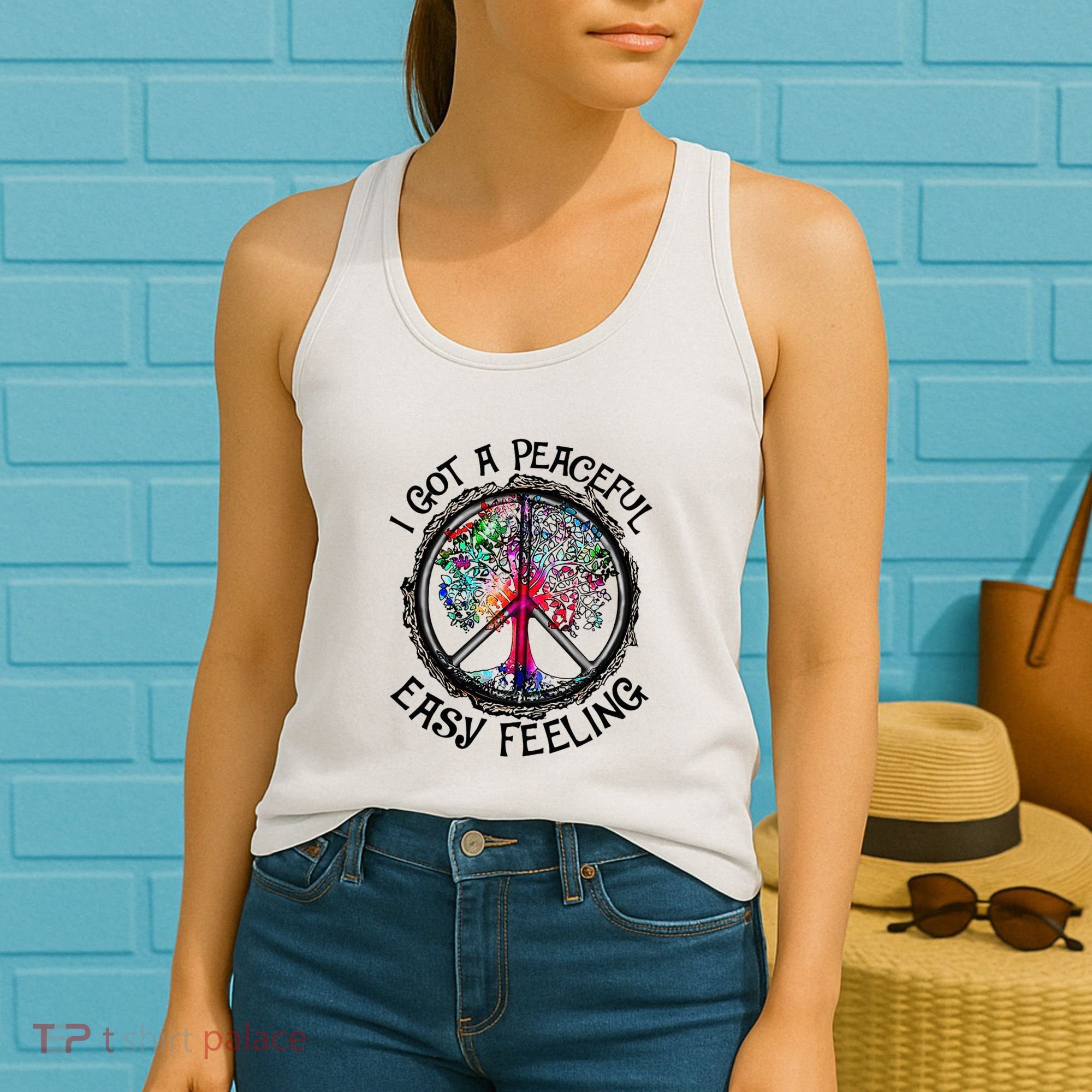 I Got Peaceful Easy Feeling Hippie Peaceful Women's Tank Top