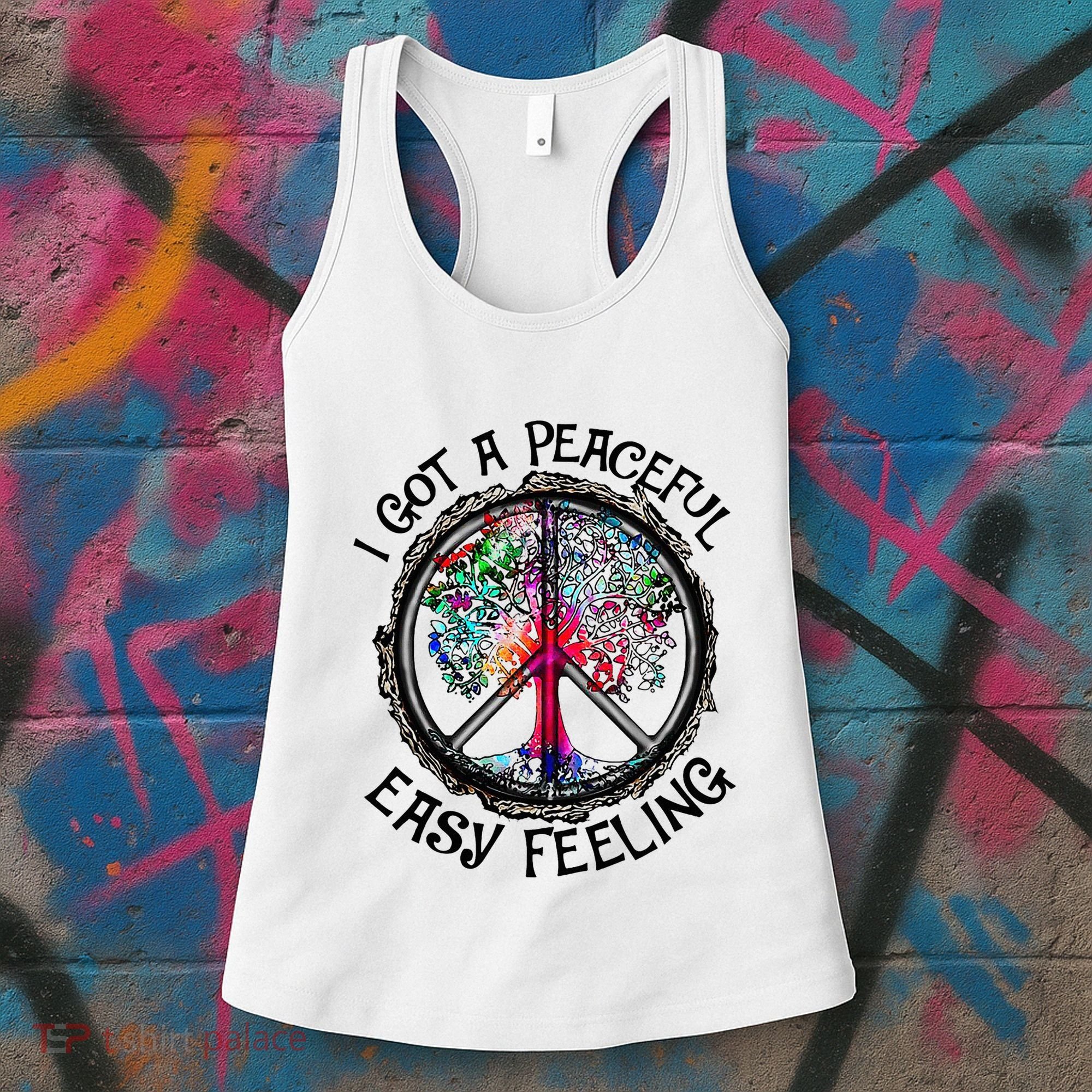 I Got Peaceful Easy Feeling Hippie Peaceful Women's Tank Top