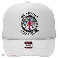 I Got Peaceful Easy Feeling Hippie Peaceful Hat thumb 0