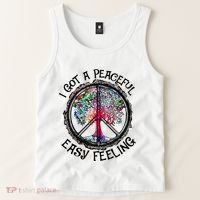 I Got Peaceful Easy Feeling Hippie Peaceful Tank Top thumb 2
