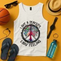 I Got Peaceful Easy Feeling Hippie Peaceful Tank Top thumb 4